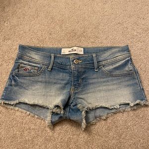 Hollister denim short shorts